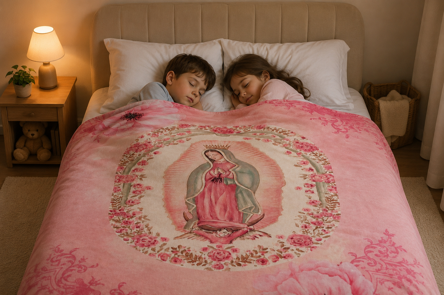 💖Virgin Mary Blessing Blanket – 60x80 Inches (150x200 cm)