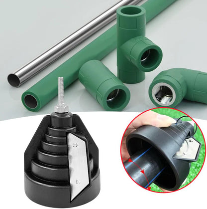 Pipe Deburring & Chamfering Tool for 20-63mm Pipes — Clean, Smooth Edges in Seconds, Manual or Drill-Powered