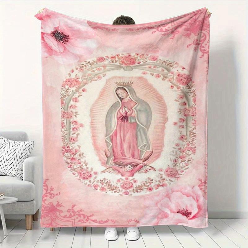 💖Virgin Mary Blessing Blanket – 60x80 Inches (150x200 cm)